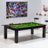 Achat billard pool - Table convertible avec tapis billard vert pool