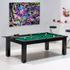Billard achat - Table billard transformable, couleur vert jaune