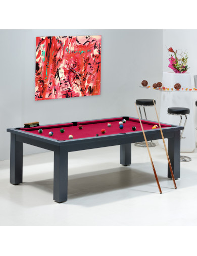 Billard transformable - Billard rouge