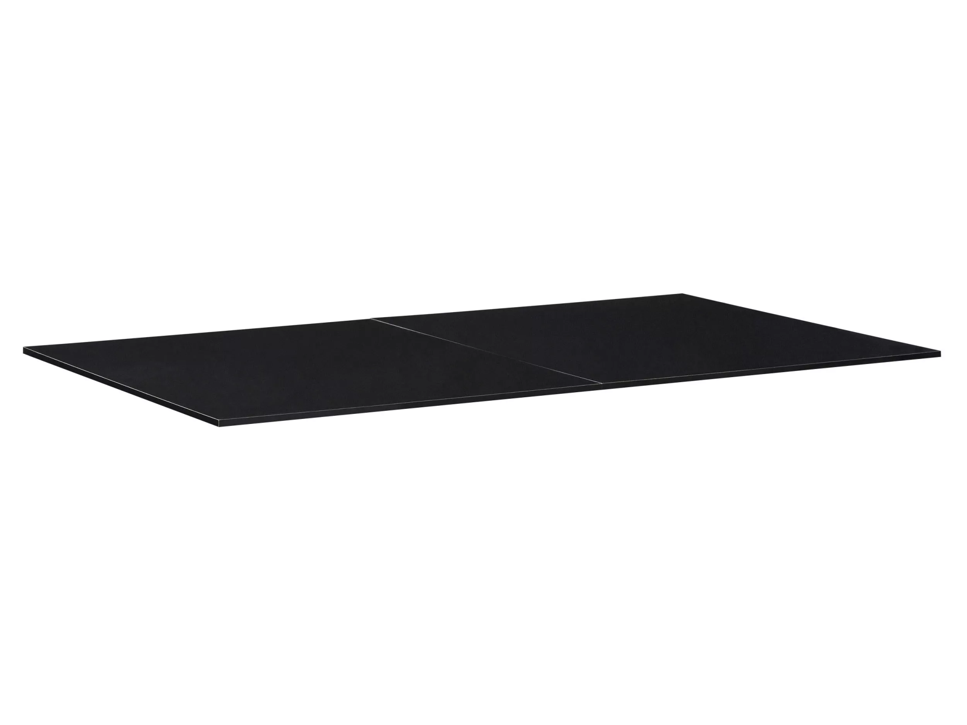 Table billard transformable : Le plateau table en bois noir