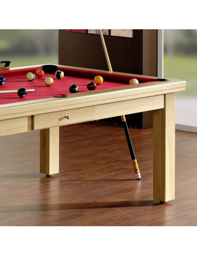 Table billard transformable, en bois