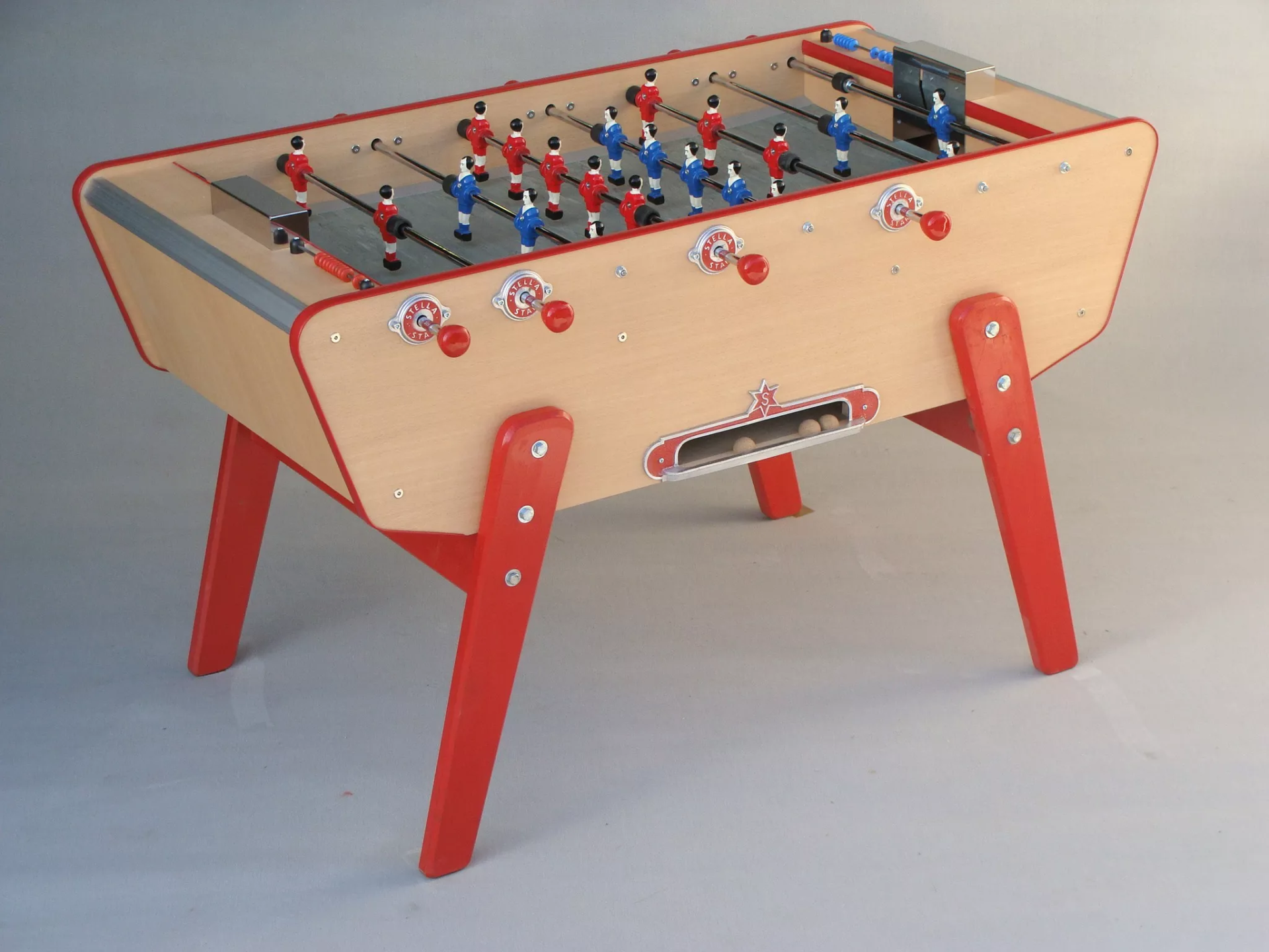 Baby foot bois, modèle Star couleur hêtre