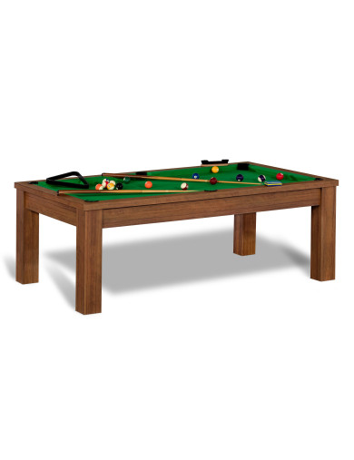 Billard americain et billard anglais: Caracas avec tapis vert pomme