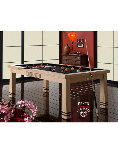 Billard table convertible, billard americain noir