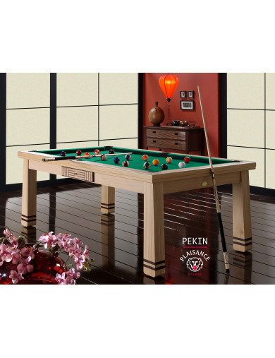 Billard de france, Pekin en billard table vert jaune