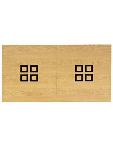 Table billard transformable, plateau table bois avec carré