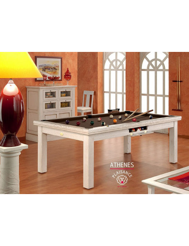 Billard table, tapis Simonis couleur chocolat