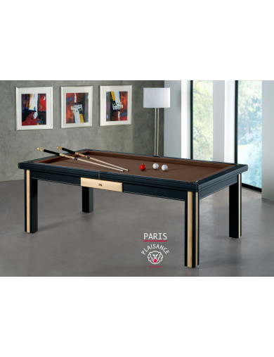 Billard de france, tapis Simonis couleur chocolat