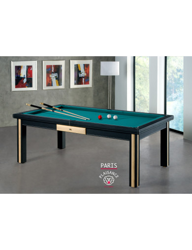 Table billard transformable, tapis vert bleu billard paris