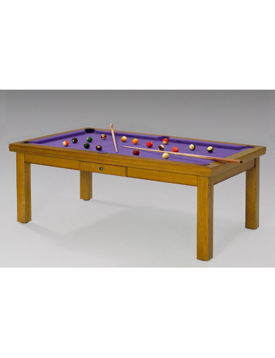 Table billard, drap de billard violet fashion