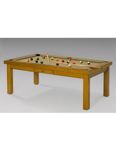 Table de billard, tapis gold pour un billard en or