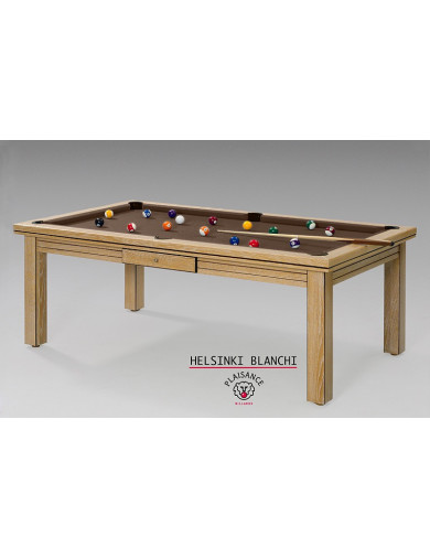 Billard plaisance, tapis couleur chocolat pour table convertible