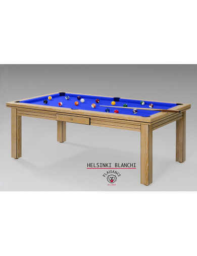 Table de billard haut de gamme, tapis de jeu bleu royal de qualité