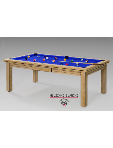 Carambole billard, table de la marque plaisance avec tapis bleu