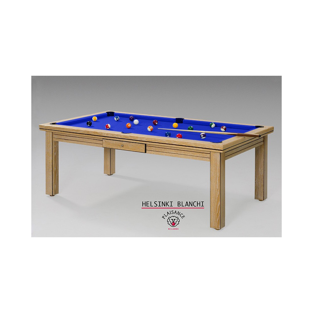 Billard francais table, avec suberbe tapis bleu pool pour billard table a manger