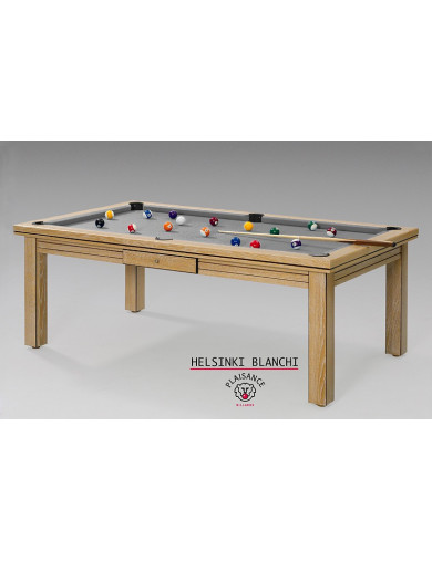 Billard transformable (tapis gris)