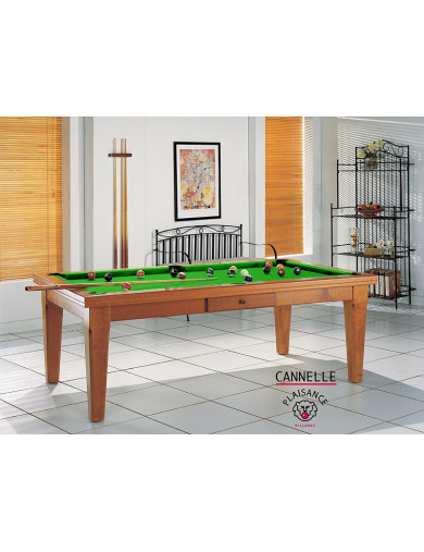 Billard table a manger, couleur vert pomme à croquer