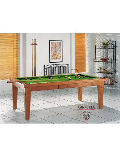 Pool table convertible, billard avec tapis vert pool