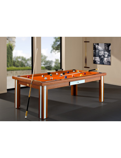 Billard table salle à manger, achat billard orange