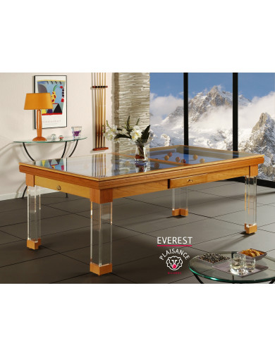 Billard table a manger, avec plateau table