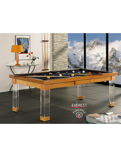 Billard convertible, drap Simonis noir très classe