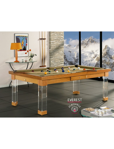 Offrez-vous un billard qui vaut de l'or avec ce billard table convertible gold