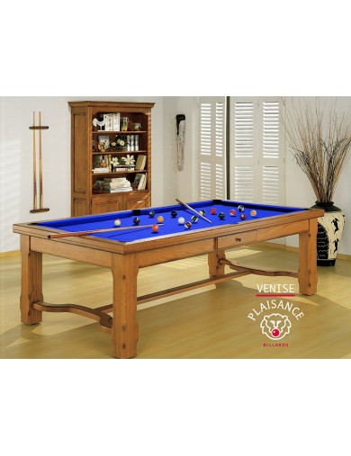 Billard table : drap Simonis bleu royal chic