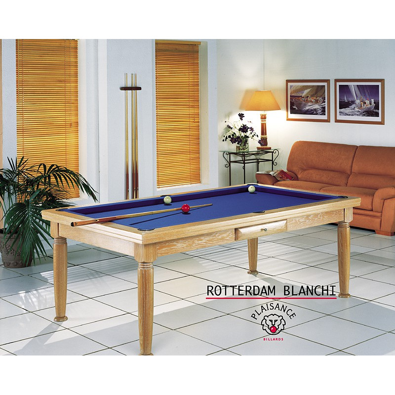 Billard table a manger, Rotterdam en finition blanchi n°19