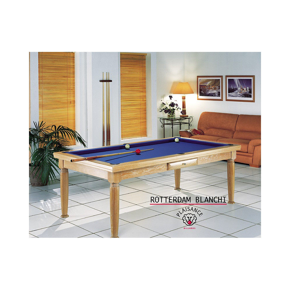 Billard table a manger, Rotterdam en finition blanchi n°19