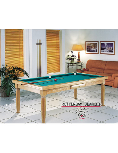 billard table à manger : tapis de rêve vert bleu