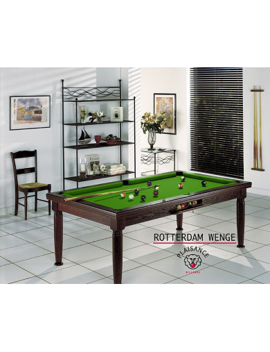 Billard : pool avec tapis Simonis vert pool pour billard convertible