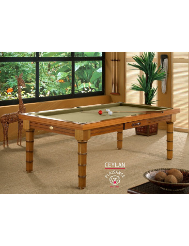 Achat table de billard avec tapis de jeu gold de luxe