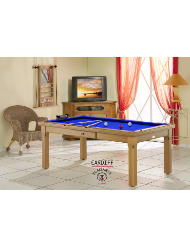 Achat billard : tapis bleu royal pour billard 2 en un