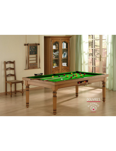 Billard vert : jeu de billard francais, avec tapis vert pomme