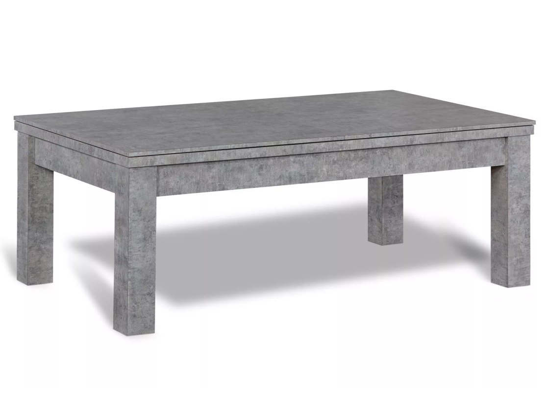 Billard table a manger (avec dessus de table en bois gris clair)