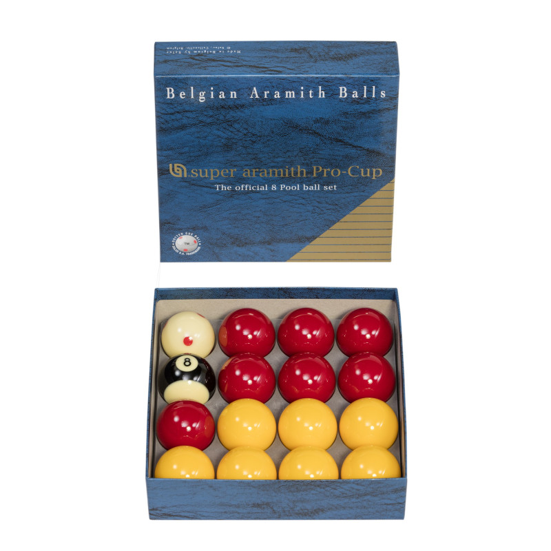 boules de billard Aramith 8 pool 50,8 mm