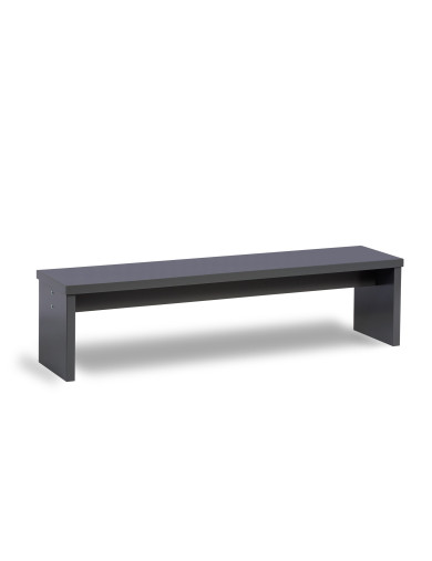 Banc gris anthracite pour table billard convertible