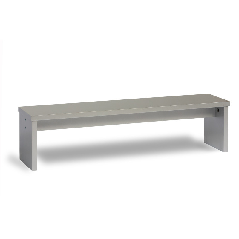Banc gris inox brillant pour table billard transformable Banc gris inox brillant pour table billard transformable