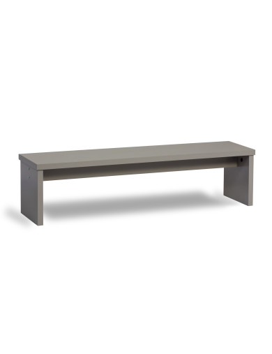 Banc gris clair pour billard table a manger