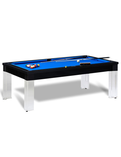 Billard avec pieds transparents (PMMA)