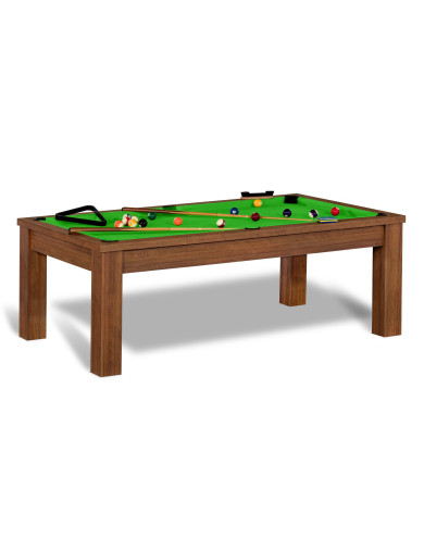 table convertible billard et tapis couleur vert clair (vert pomme)