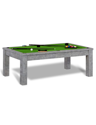 8 pool et tapis billard vert pool