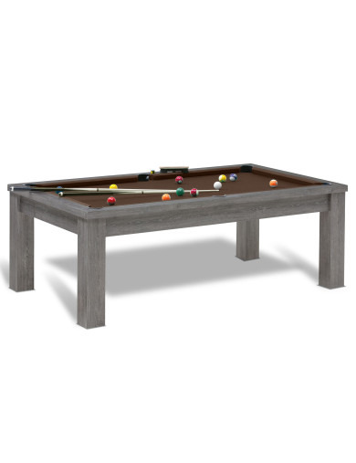 Billard de luxe et tapis chocolat