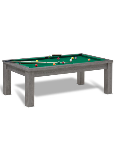 Table de billard americain et drap vert-jaune