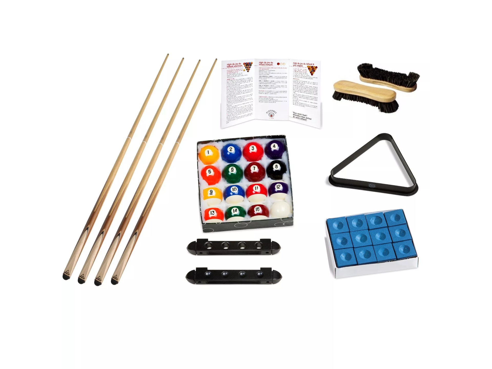 Pack Jeu Américain avec accessoires et billes 57mm