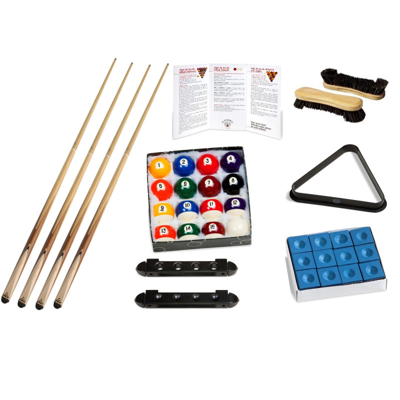 Pack Jeu Américain avec accessoires et billes 57mm