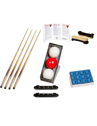 ignorere tro tidligere Pack Jeu Français Carambole Queue de billard et billes 61 mm