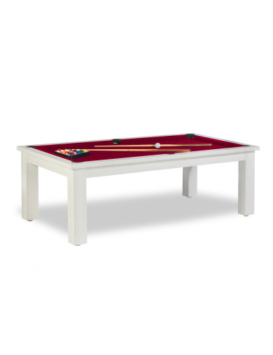 Billard bordeaux, et tapis de table bordeaux