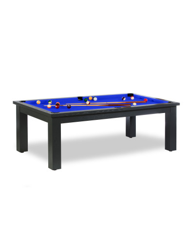 Table a billard, drap Simonis bleu royal pour billard americain, pool et carambole