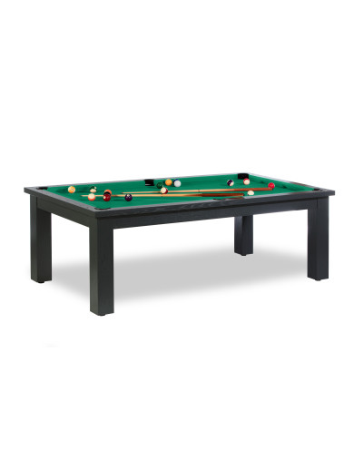 Billard convertible table a manger (couleur vert-jaune)